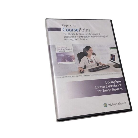 Lippincott Coursepoint Brunner &‎ Suddarth Medical Surgical Nursing 14th Edition - Picture 1 of 2